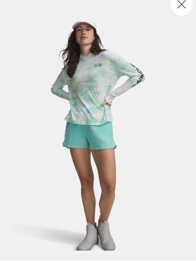 Under Armour Fish Pro Light Green Woven 3” Shorts - Size Large - NWT